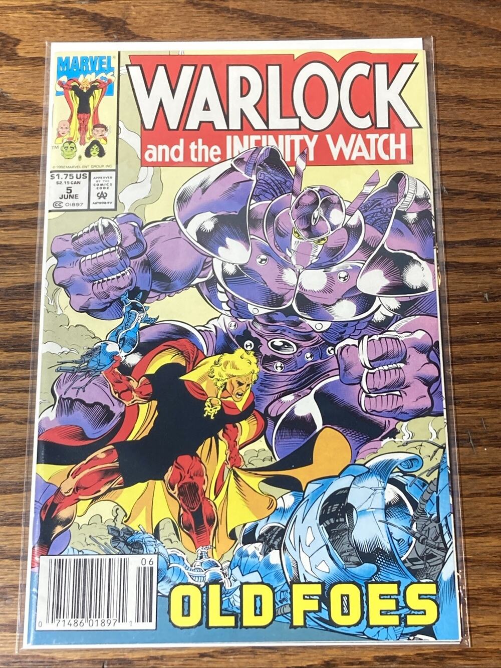 Warlock and the Infinity Watch #5 (Marvel Comics June 1992)